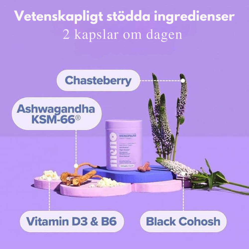 Meno - Hormonbalans & Klimakteriestöd